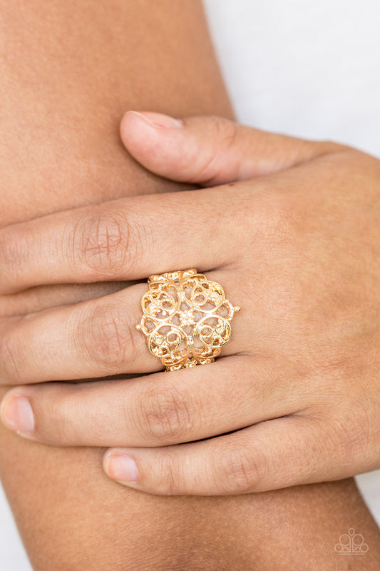Victorian Valor Gold Ring
