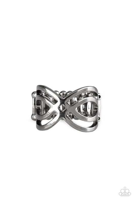 Infinite Fashion Black Ring