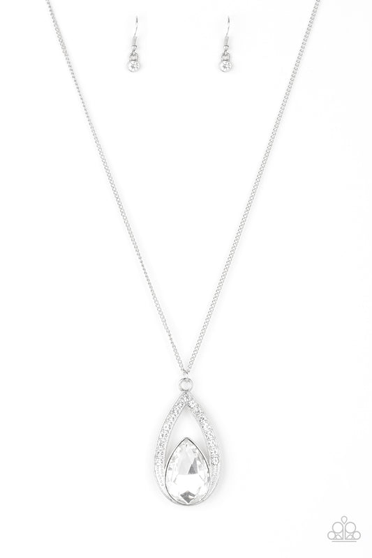 Notorious Noble White Necklace