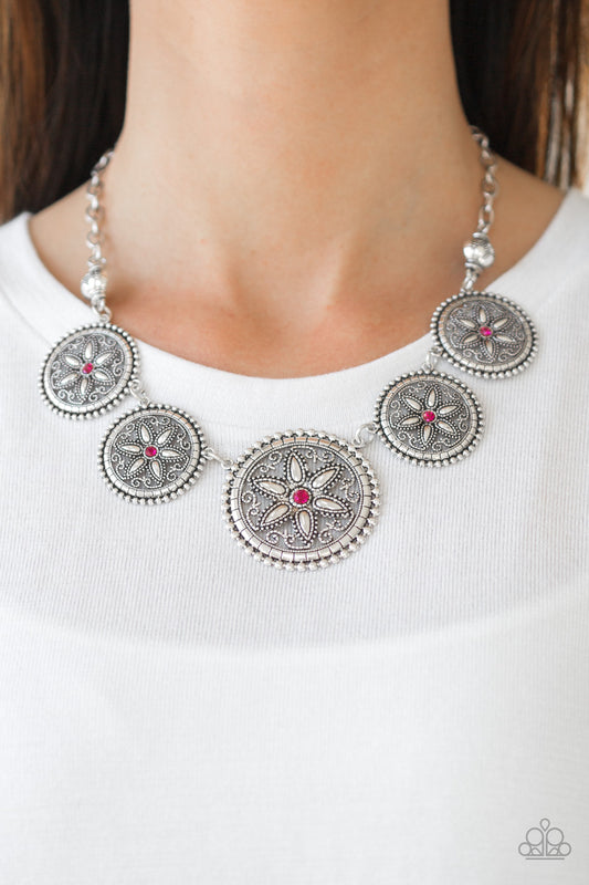 Written In The STAR LILIES Pink Necklace