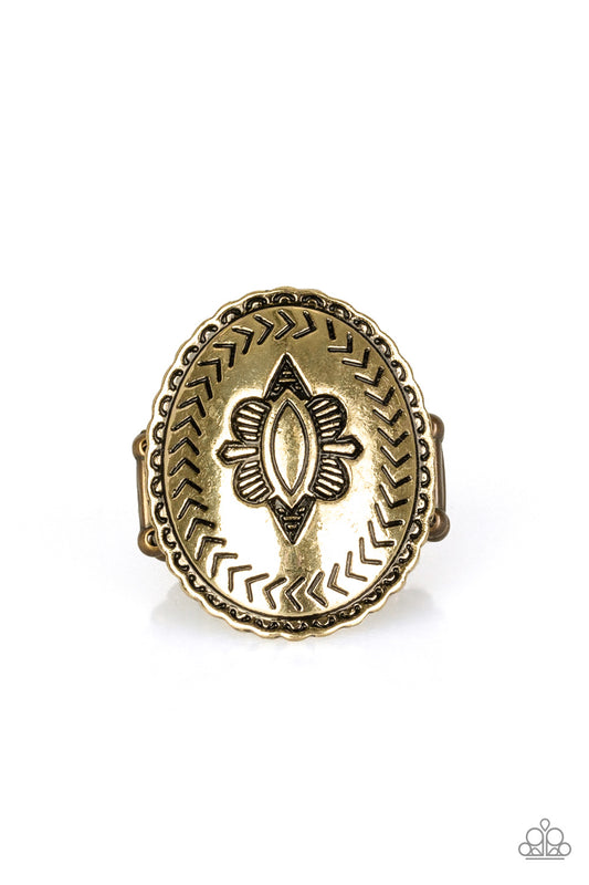 Down And Outback Brass Ring