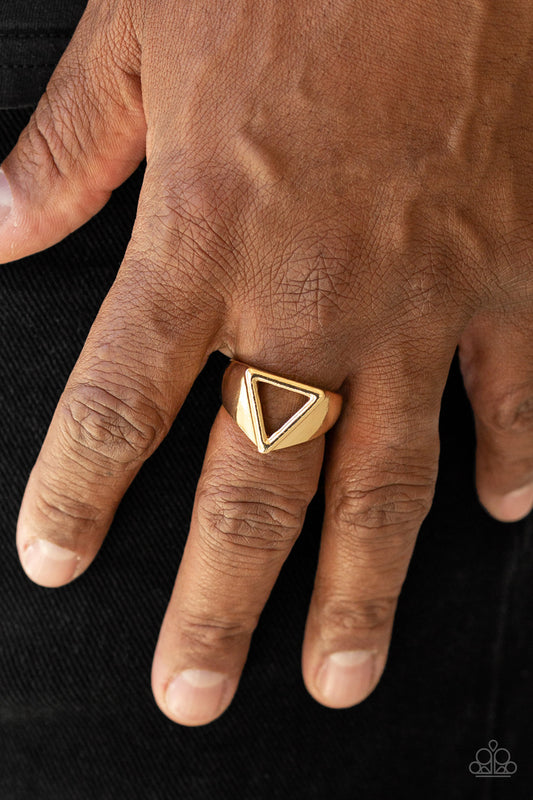 Trident Gold Ring