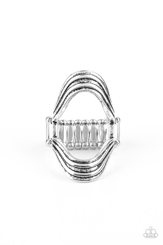 Keep An Open Mind Silver Ring