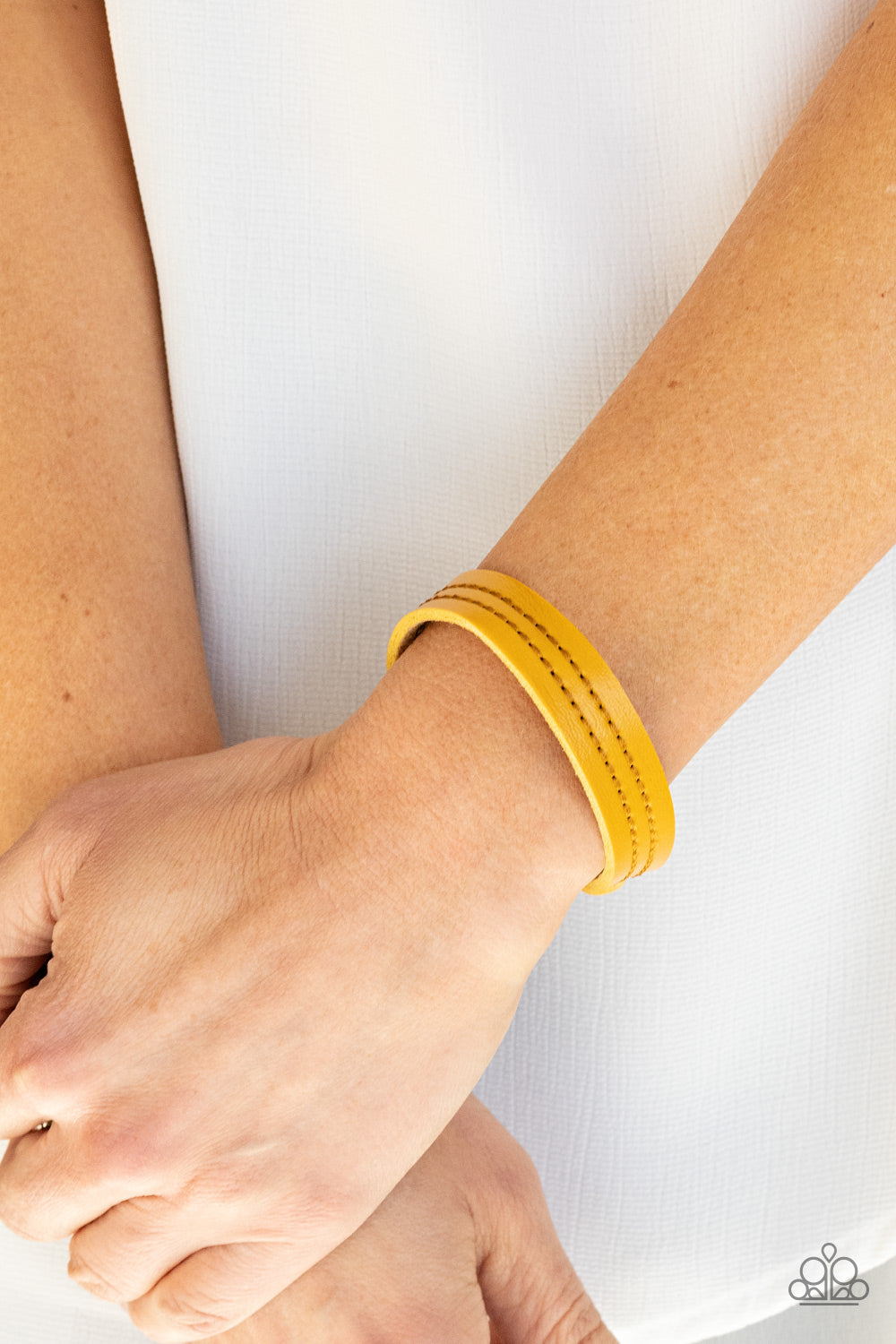 Life is WANDER-ful Yellow racelet