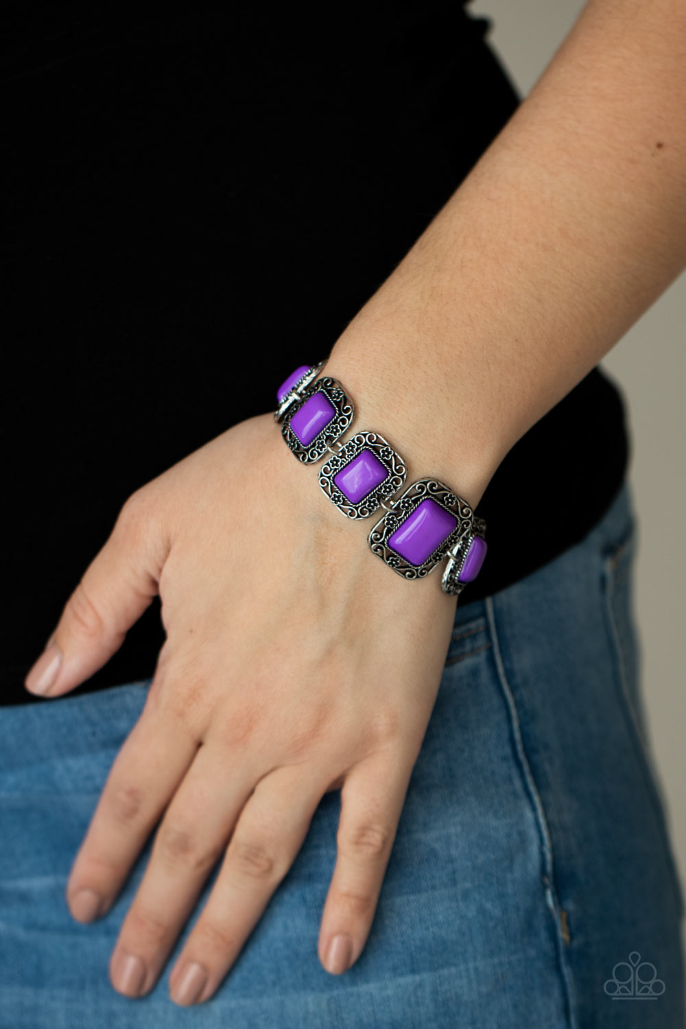 Retro Rodeo Purple Bracelet