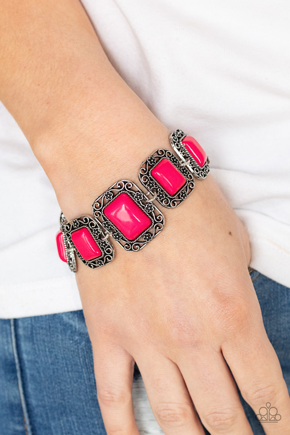 Retro Rodeo Pink Bracelet