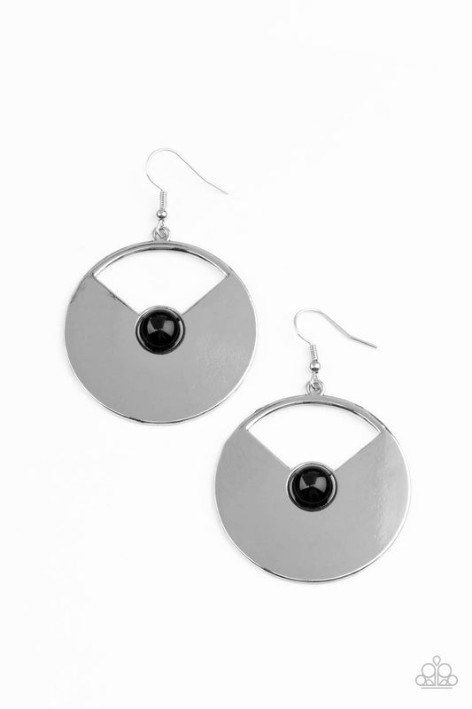 Record-Breaking Brilliance Black Earring