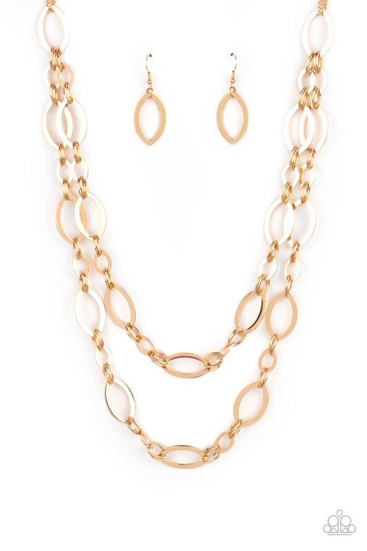 The OVAL-achiever Gold Necklace