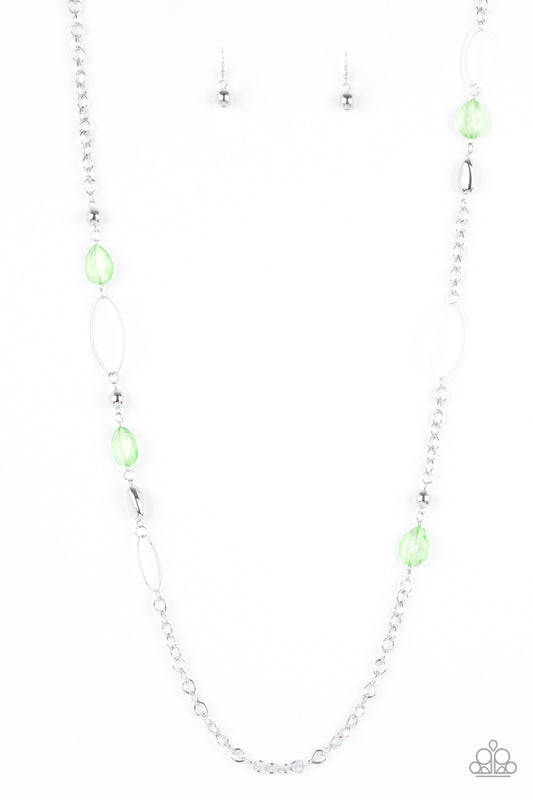 SHEER As Fate Green Necklace