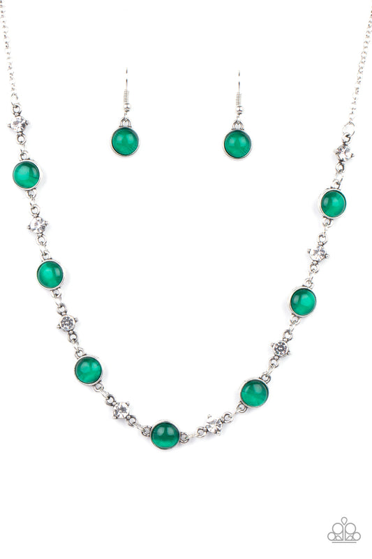 Inner Illumination Green Necklace