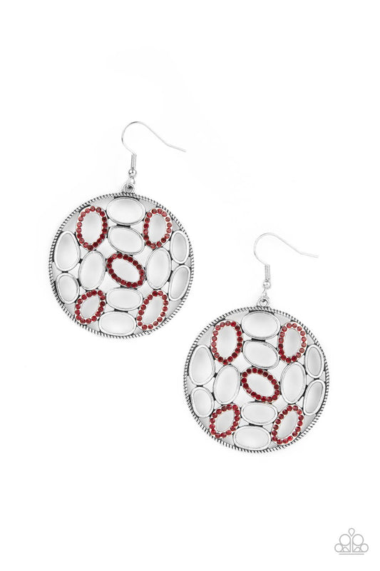 Watch OVAL Me Red Earring