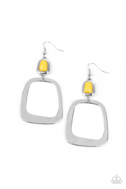Material Girl Mod Yellow Earring
