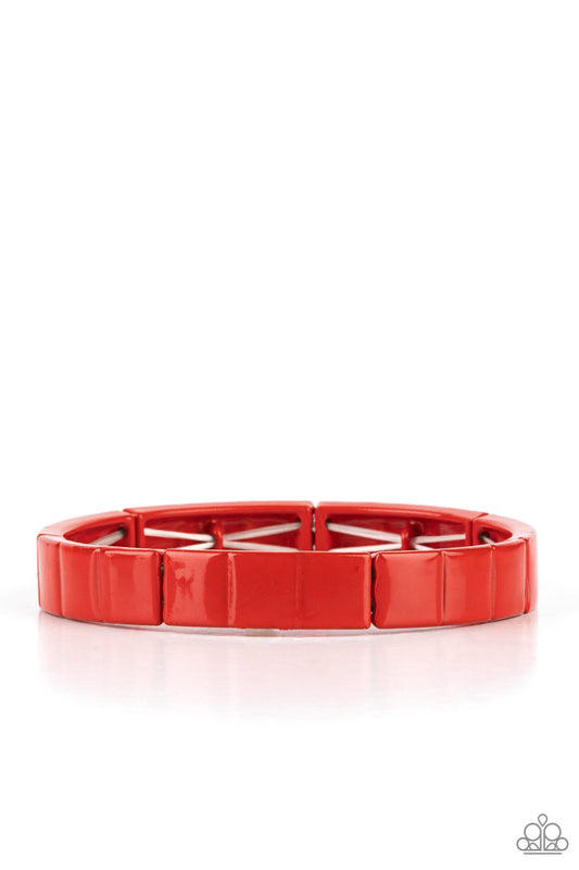 Material Movement Red Bracelet