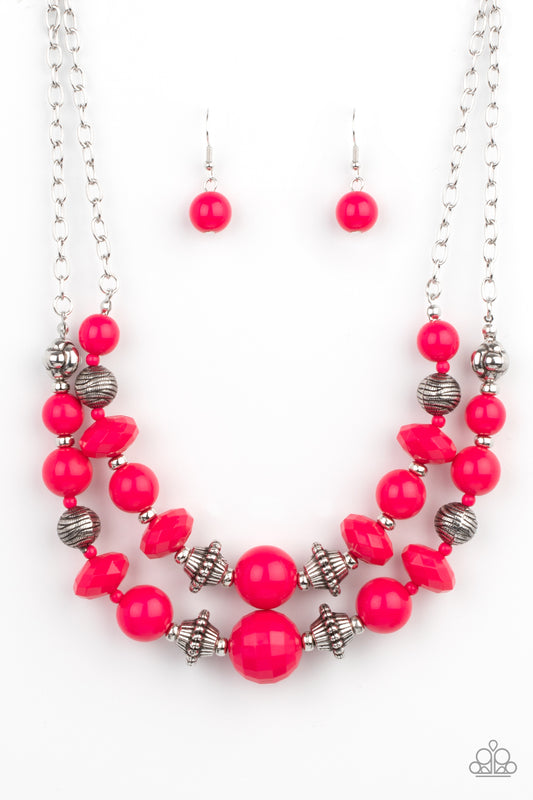 Upscale Chic Pink Necklace