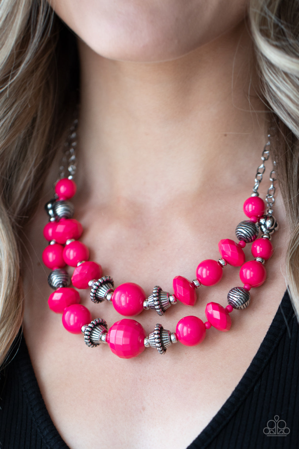 Upscale Chic Pink Necklace