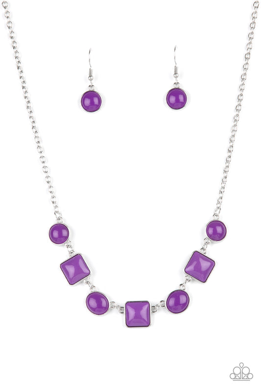 Trend Worthy Purple Necklace
