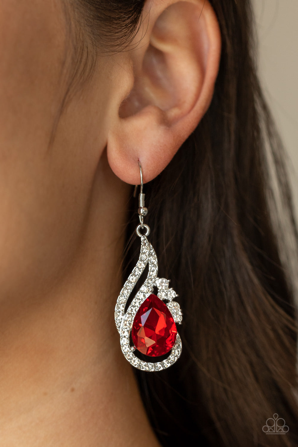 Dancefloor Diva Red Earring