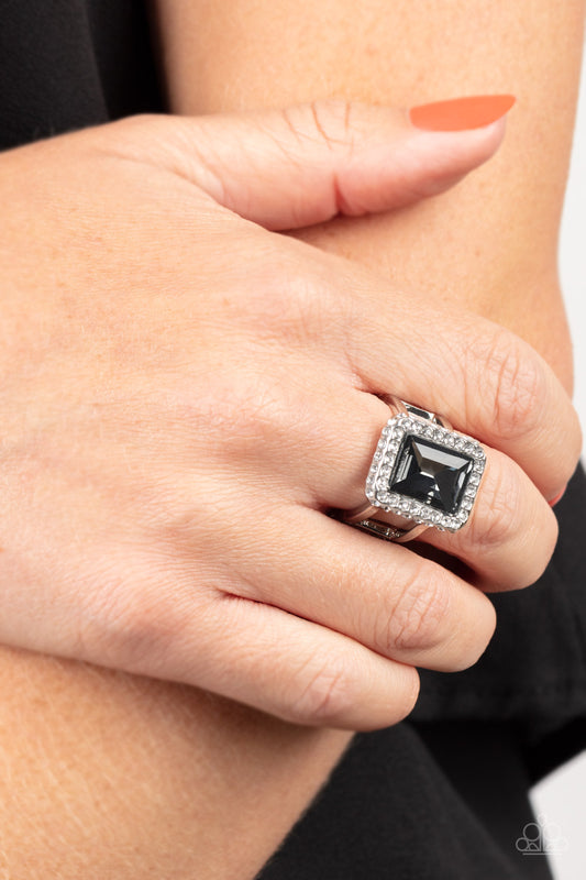 Glamorously Glitzy Silver Ring