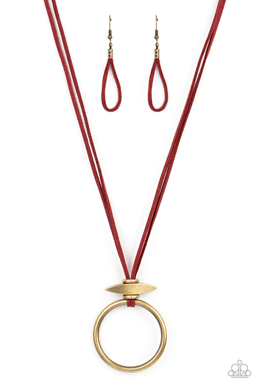 Noticeably Nomad Red Necklace