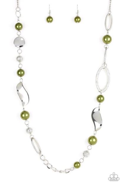 All About Me Green Necklace