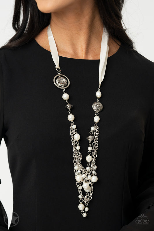 All The Trimmings Ivory Necklace