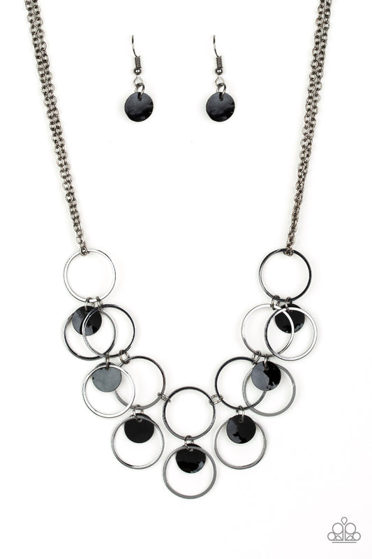 Ask And You SHELL Receive Black Necklace