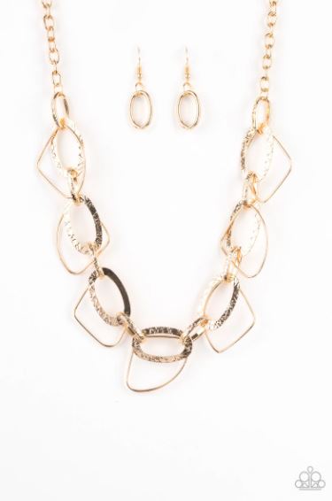 Very Avante-Garde Gold Necklace