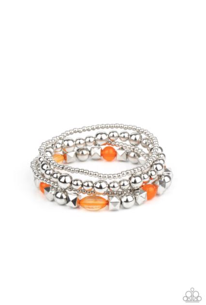 Babe-alicious Orange Bracelet