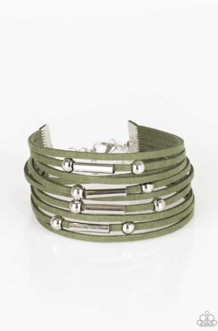 Back To BACKPACKER Green Urban Bracelet