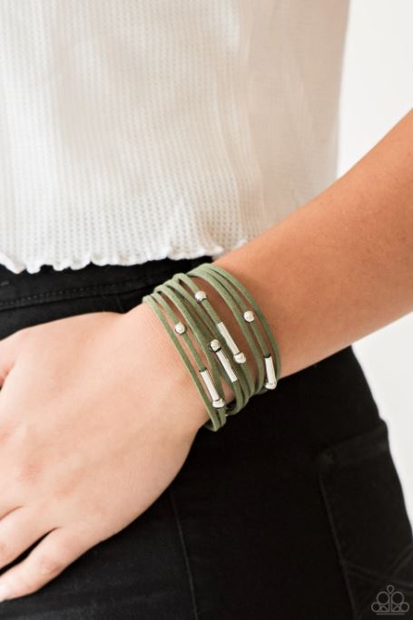 Back To BACKPACKER Green Urban Bracelet