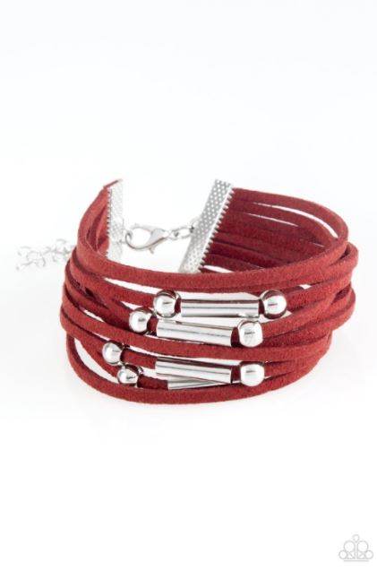 Back To BACKPACKER Red Bracelet