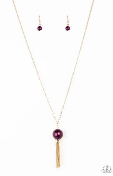 Belle of the BALLROOM Purple Necklace
