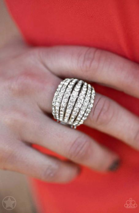 Blinding Brillance White Ring