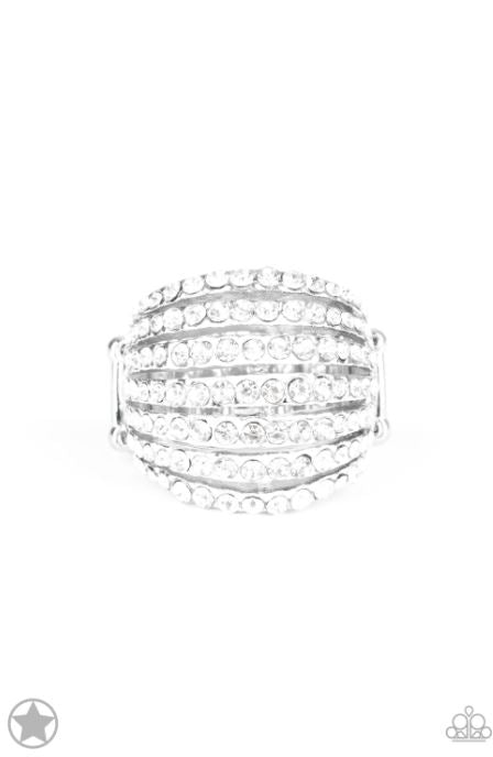 Blinding Brillance White Ring