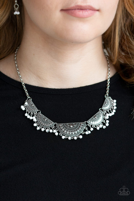 Boho Baby White Necklace