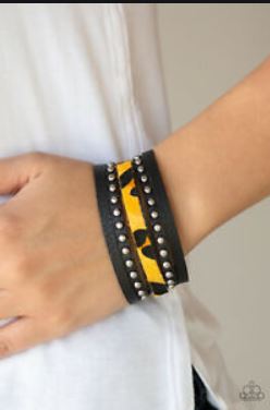 Born To Be WILDCAT Yellow Urban Bracelet