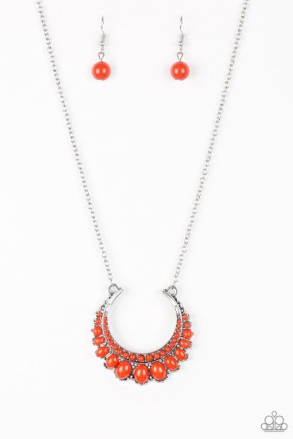 Count To ZEN Orange Necklace