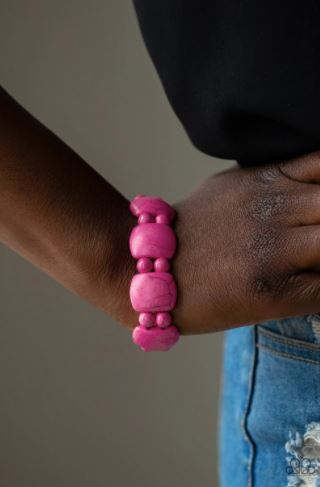 Don't Be So NOMADIC Pink Bracelet