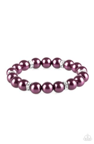 Exquistely Elite-Purple Bracelet