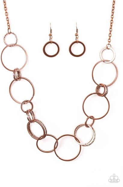 Follow The RINGLEADER Copper Necklace