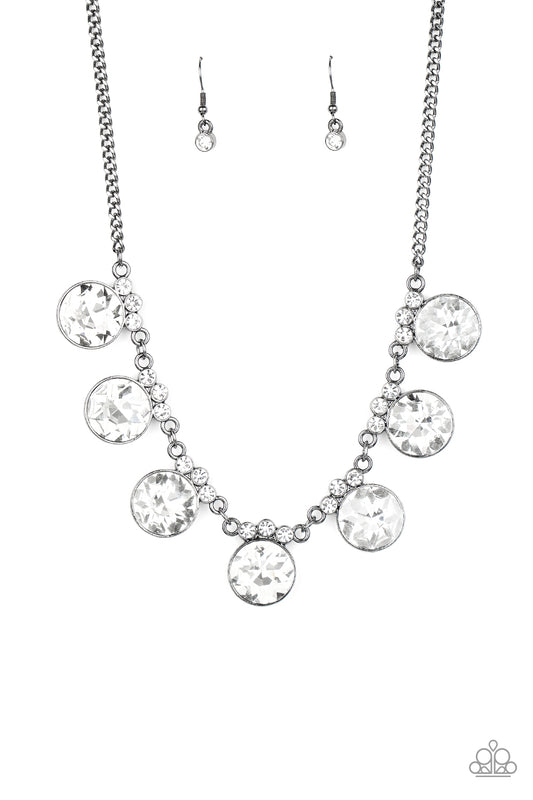 GLOW-Getter Glamour White Necklace