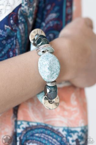 Glaze Of Glory Blue Bracelet