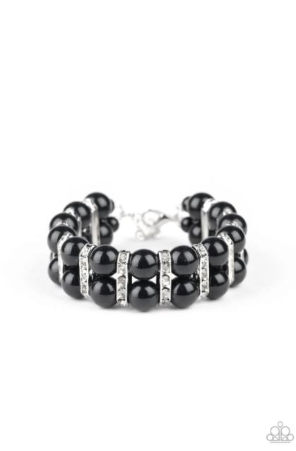 Glowing Glam Black Bracelet