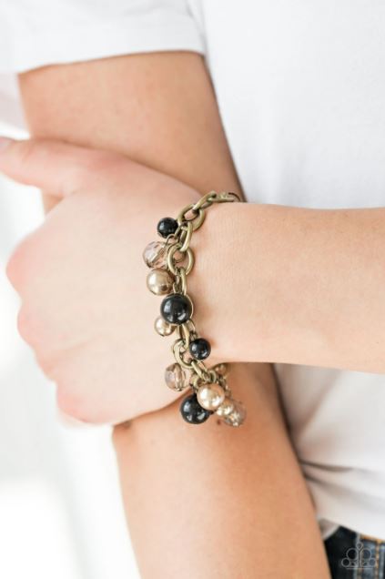 Grit and Glamour Black Bracelet