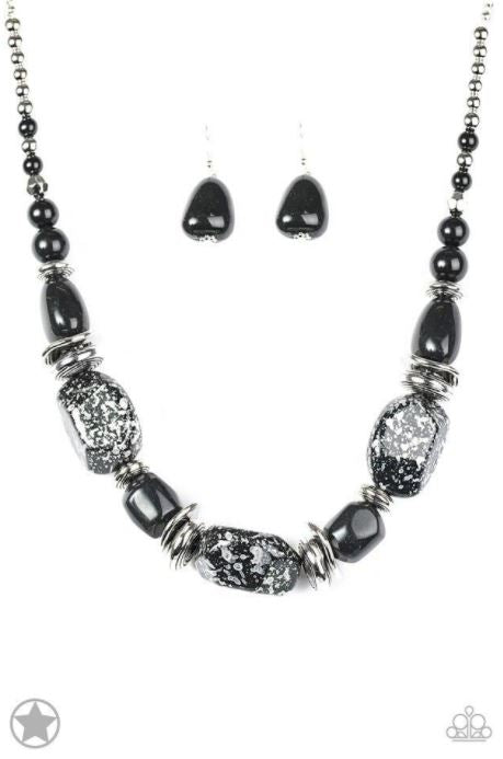 In Good Glazes Black Necklace