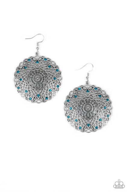 Mandala Mandalay Blue Earring