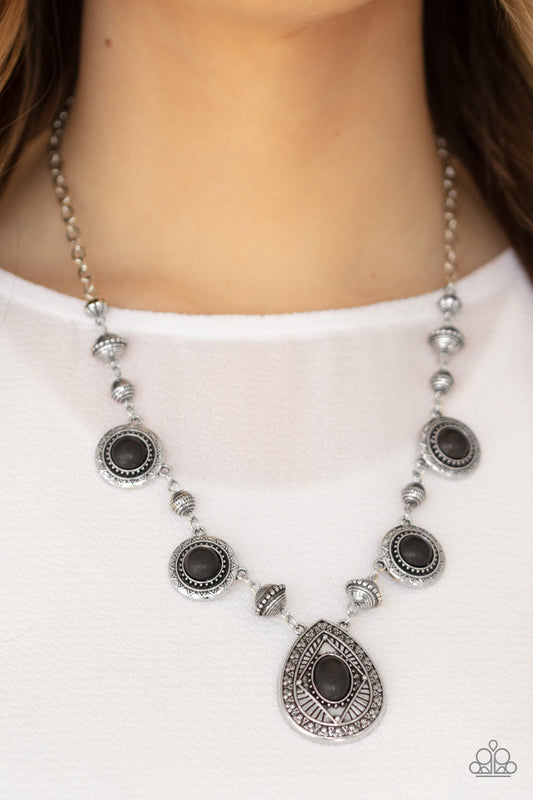 Mayan Magic Black Necklace
