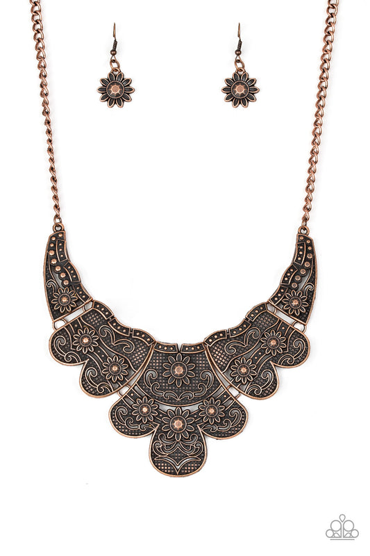 Mess With The Bull Copper Necklace