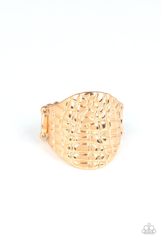 Metal Jungle Gold Ring
