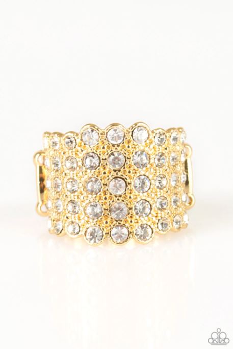 Million Dollar Masquerade Gold Ring